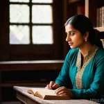 문화예술사로 일하며 얻은 교훈 - **A Serene Moment of Self-Discovery for a Cultural Arts Historian:**
    A solo portrait of a though...