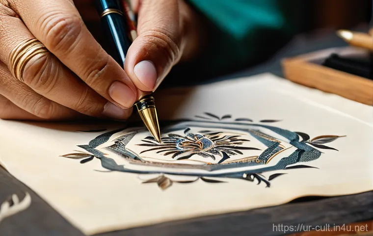 문화예술사로 일하며 얻은 교훈 - **A Serene Moment of Self-Discovery for a Cultural Arts Historian:**
    A solo portrait of a though...