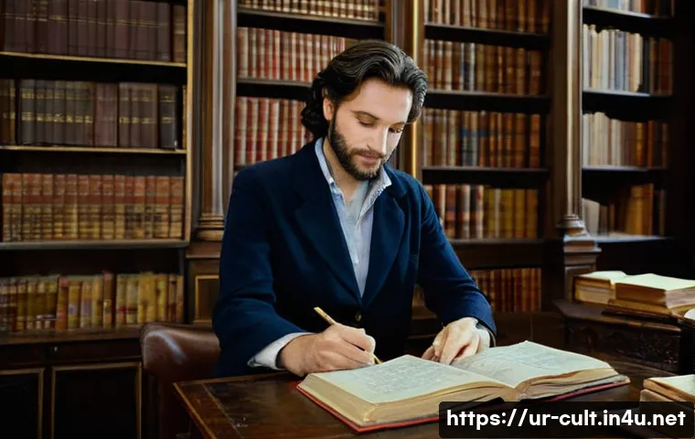 문화예술사로 일하며 겪은 직무 스트레스 극복법 - **Prompt 1: Rediscovering Passion in Research**
    "A candid, cinematic shot capturing a cultural h...